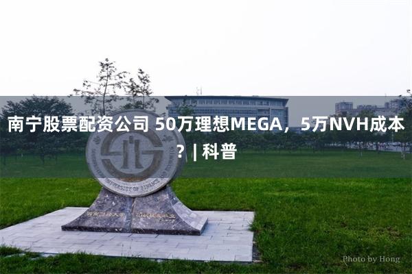 南宁股票配资公司 50万理想MEGA，5万NVH成本？| 科普